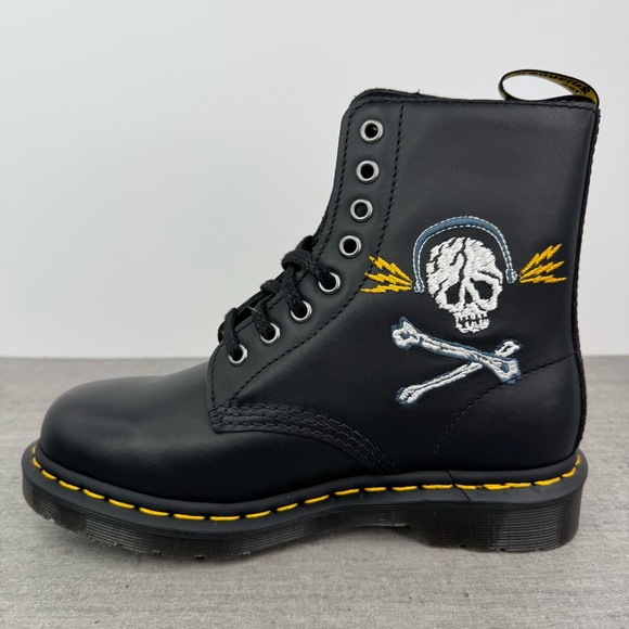 Dr. Martens 1460 Souvenir Embroidered Black Leather Boot - Men\'s 5/Women\'s 6 main image 7